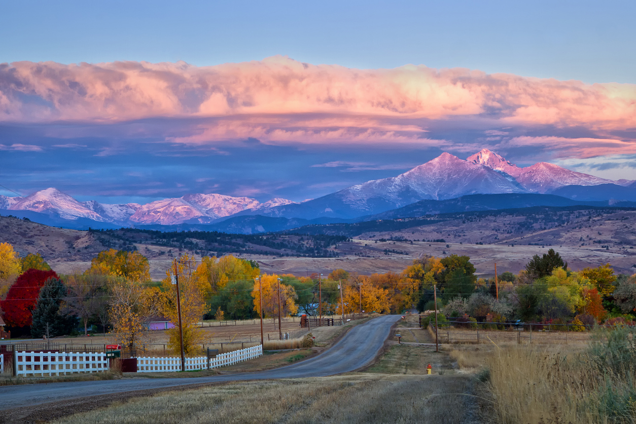 Panoramic Image of Longmont, CO